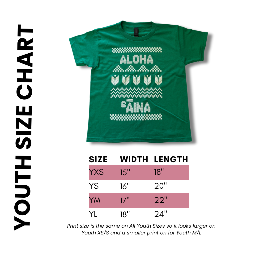 Aloha Aina Green Keiki Tees