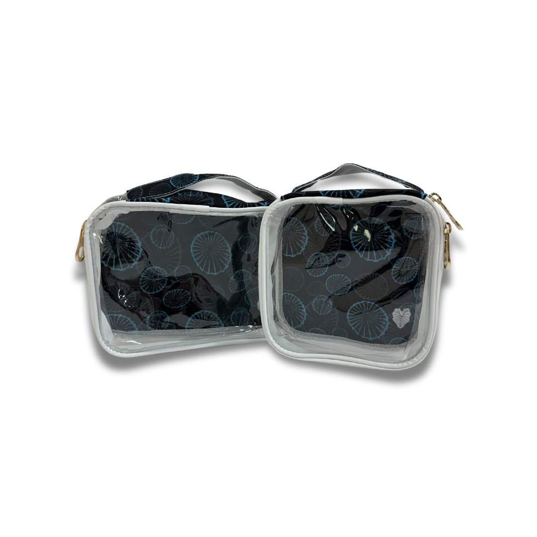 Clear Zipper Bag (Set of 2)