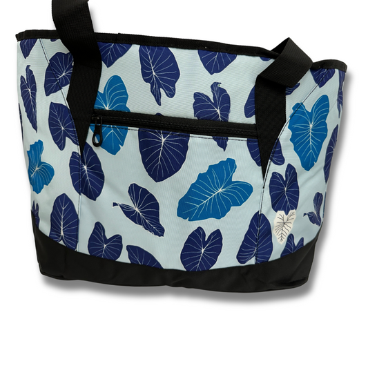 I Mua Blue Kalo Shopping Cooler Tote Bag