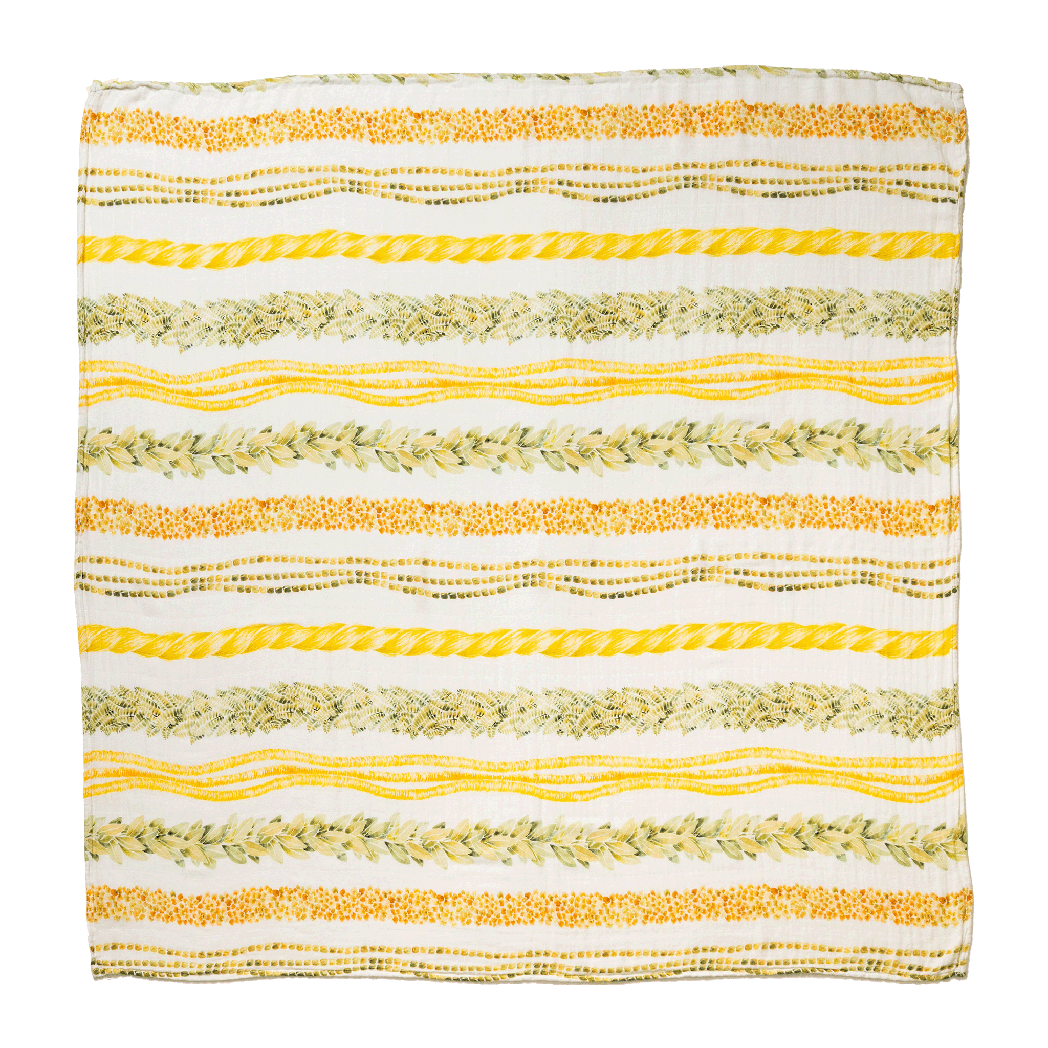 Lei Alaula Kula Bamboo Muslin Kapa Moe (Swaddle Blanket)