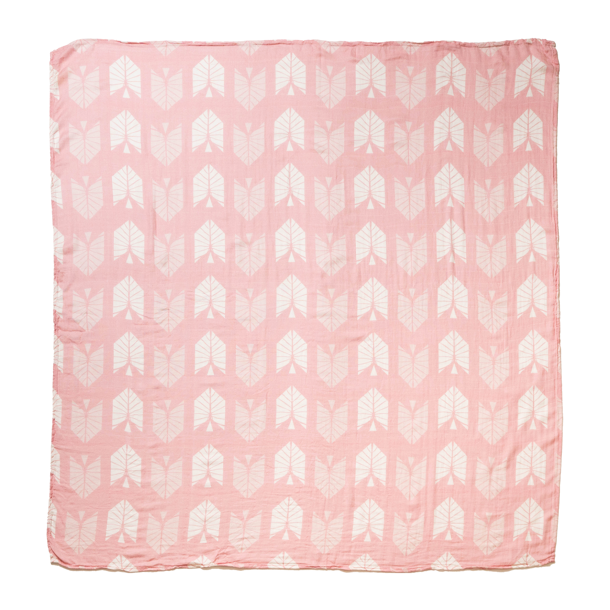 Pink Keiki Kalo Bamboo Kapa Moe (Swaddle Blanket)