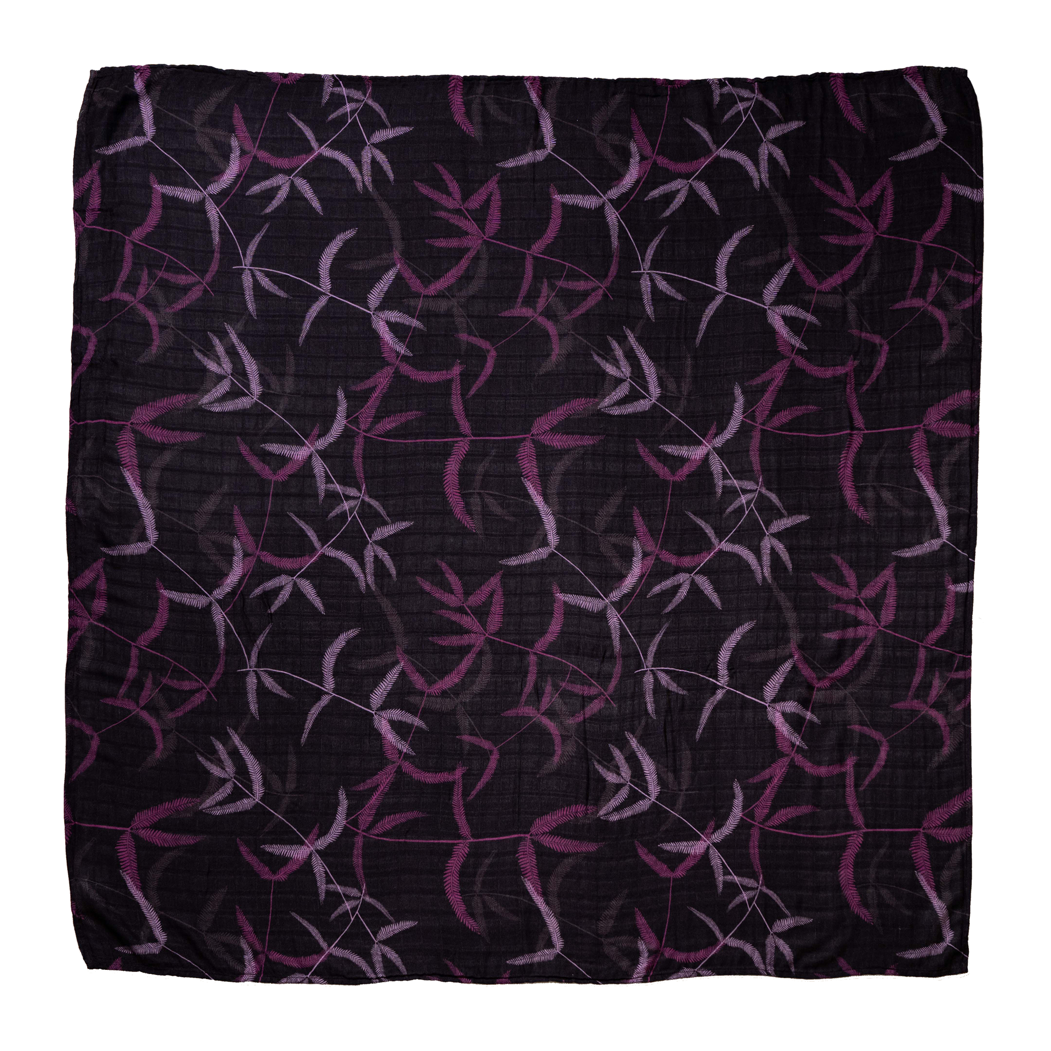 Purple Uluhe Bamboo Kapa Moe (Swaddle Blanket)