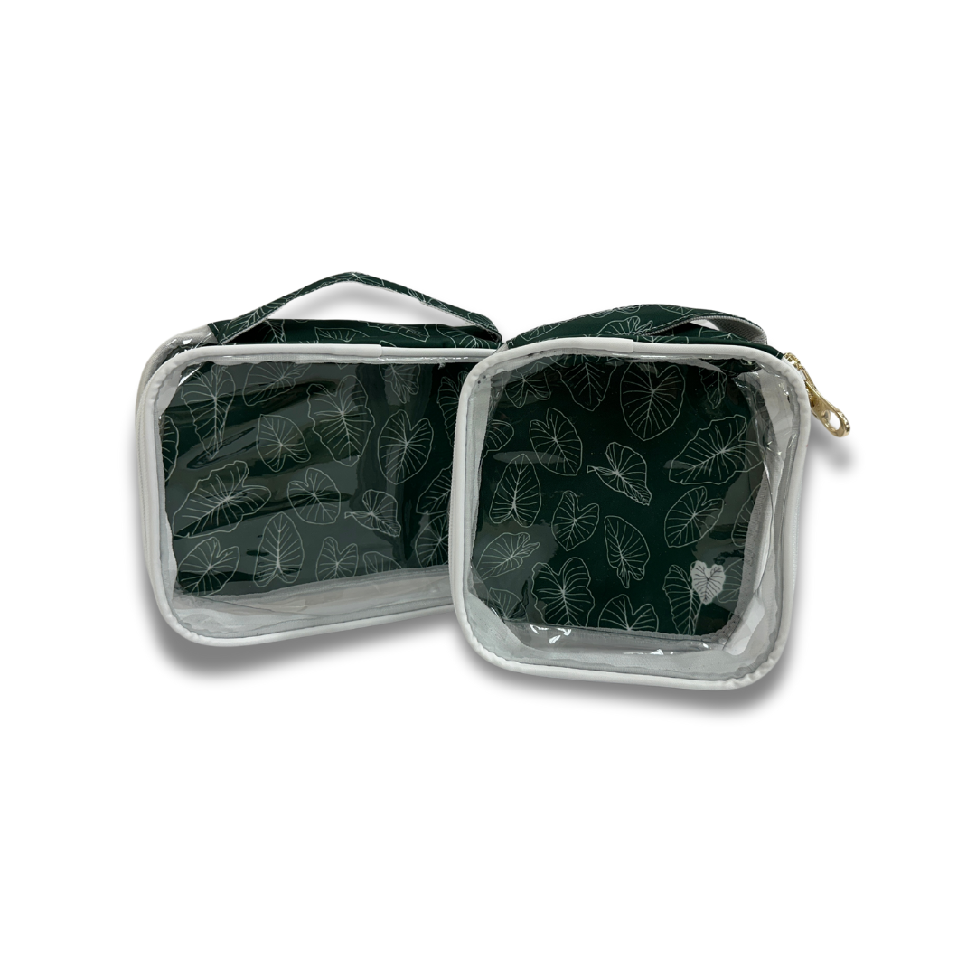 Clear Zipper Bag (Set of 2)