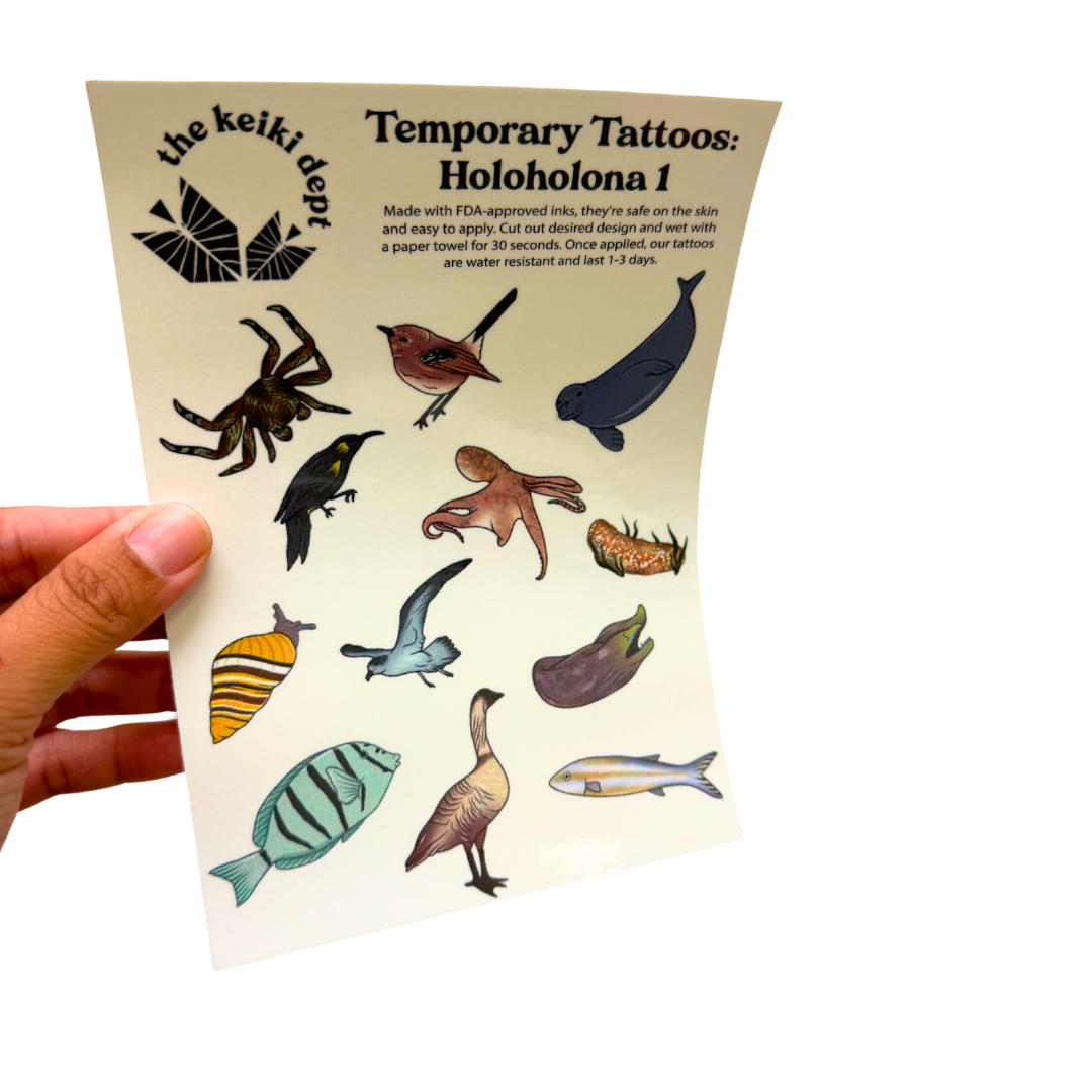 Temporary Tattoo Pack - Mea Kanu & Holoholona