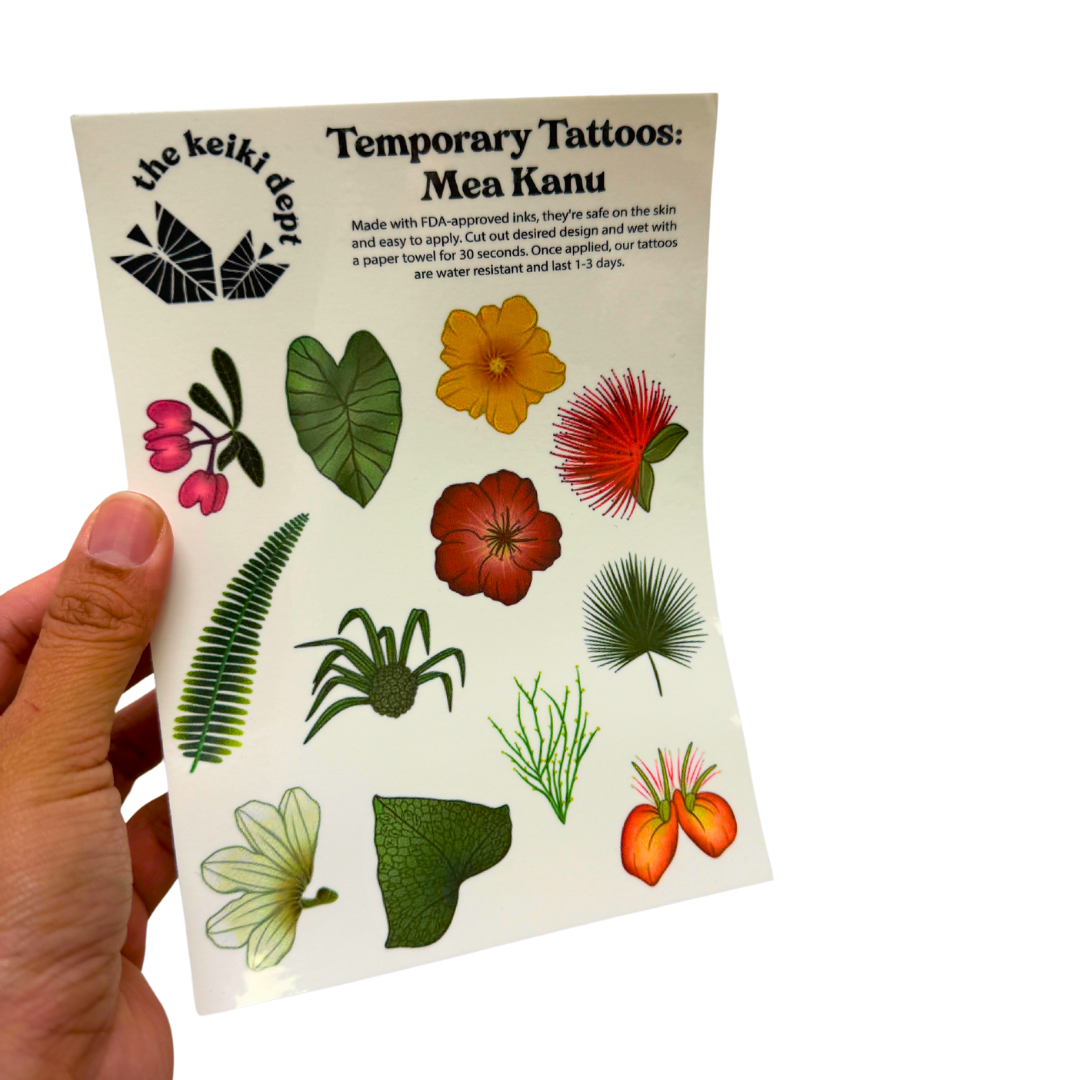 Temporary Tattoo Pack - Mea Kanu & Holoholona